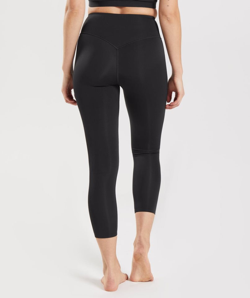 Women's Gymshark Studio 7/8 Leggings Black | NZ 6HIKEJ